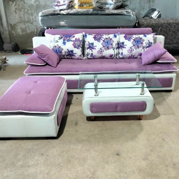 Thanh lý bộ sofa gia đình tiếp khách kèm bàn mới 98%
