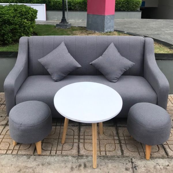 Thanh lý bộ sofa mini có bàn giá rẻ mới 99%