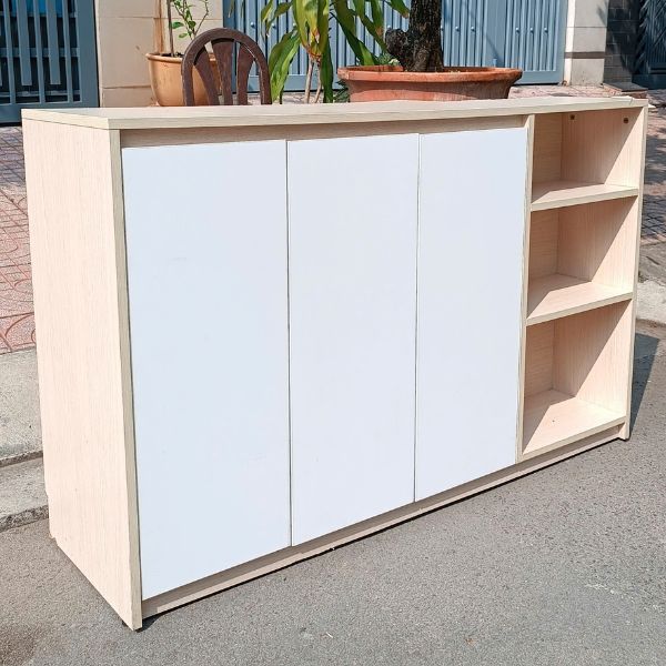 Tủ hồ sơ thấp văn phòng MDF cũ