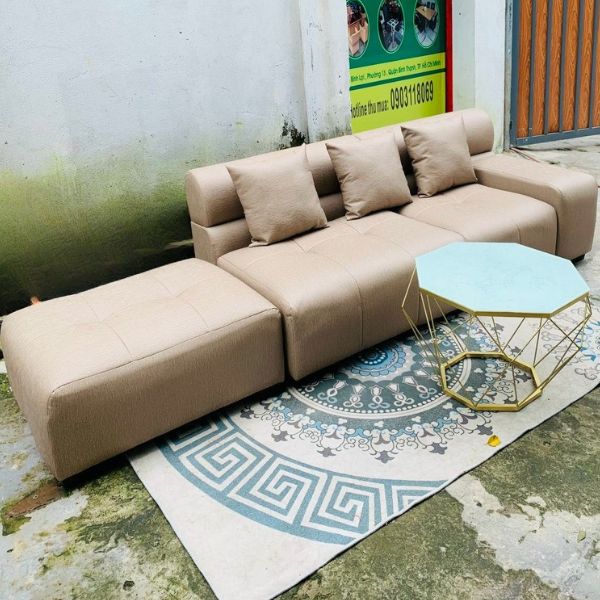 Thanh lý bộ sofa tồn kho kèm bàn kim cương mới 100%