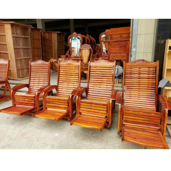 Ghế dây thư giãn phòng khách gỗ tự nhiên cao cấp
