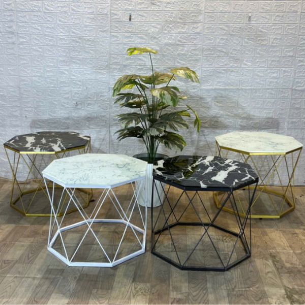 Bàn trà sofa mặt kính khung tổ chim mới 100% (2 mẫu)