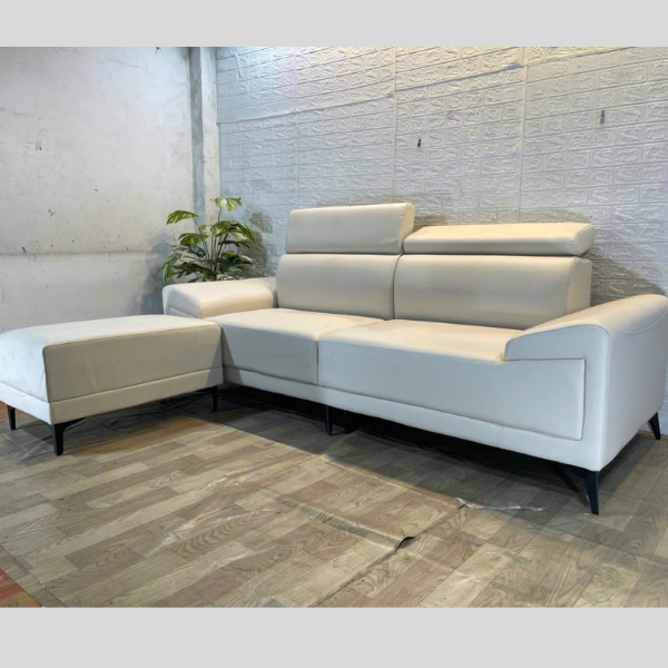 Bộ ghế sofa tiếp khách chữ L hiện đại