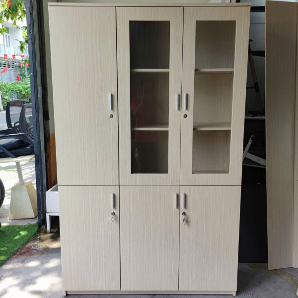 Thanh lý Tủ hồ sơ văn phòng cửa kính, tủ tài liệu cao cấp