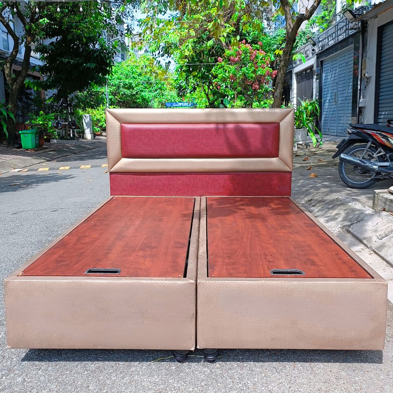 Giường ngủ thông minh bọc da thanh lý giá rẻ giao nhanh