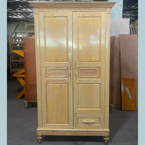 Tủ quần áo gỗ sồi 2 cánh đẹp bền giá rẻ