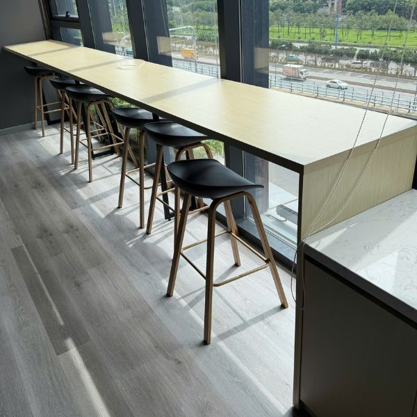 Thanh lý bàn bar gỗ MDF 5m1x60cm cao cấp còn mới