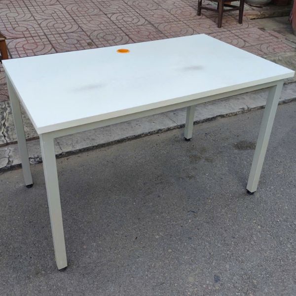 Bàn chân sắt làm việc 1m2x70cm như mới