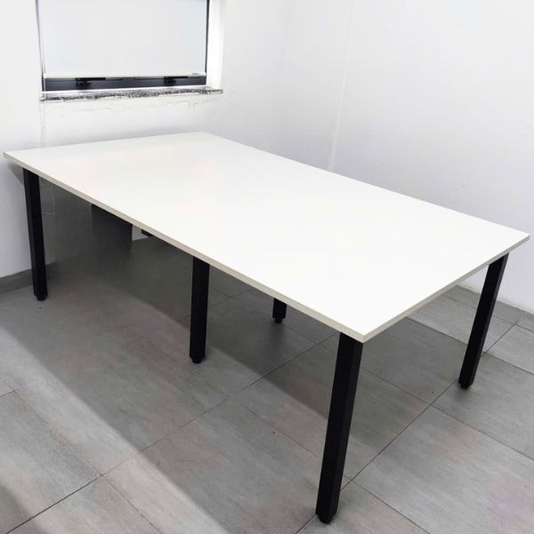 Bàn họp chân sắt 1m2x2m thanh lý mới 95%