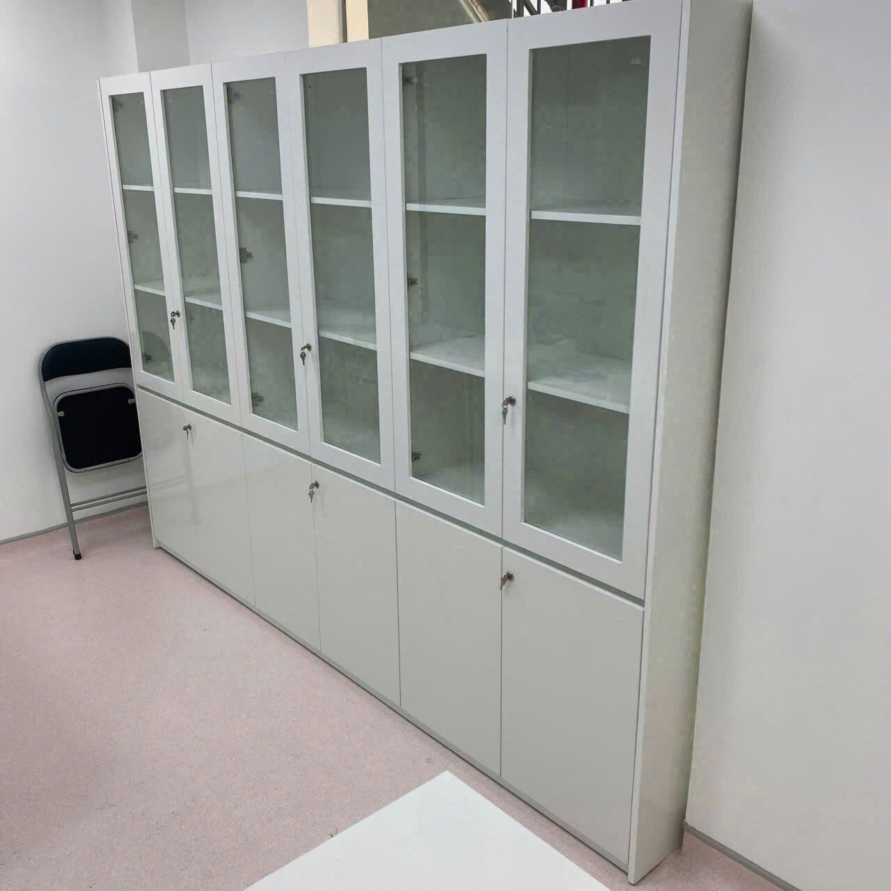 Tủ hồ sơ gỗ 6 cánh kính cao cấp giá tốt