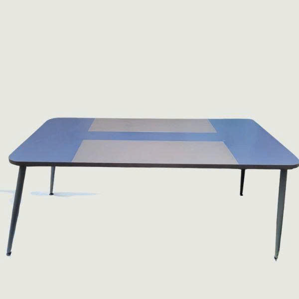 Bàn họp văn phòng 1m8x1m2 chân sắt cao cấp mới