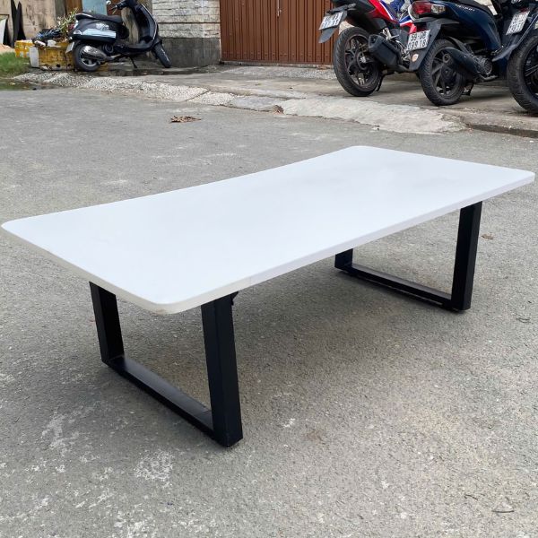 Bàn sofa mặt gỗ MDF khung sắt hiện đại thanh lý