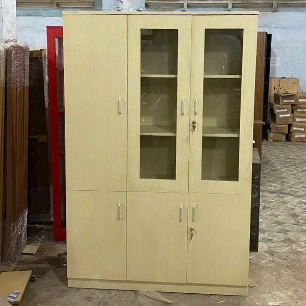 Tủ tài liệu văn phòng 3 buồng MDF sang trọng