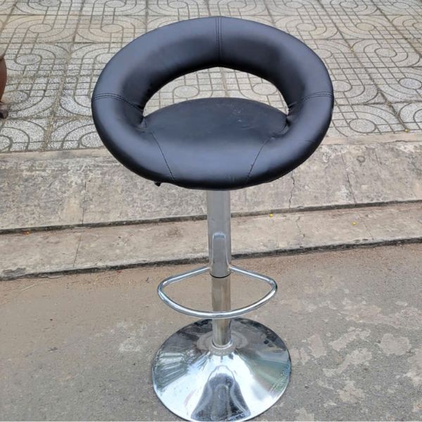 Ghế quầy bar nệm da chân inox thanh lý giá rẻ