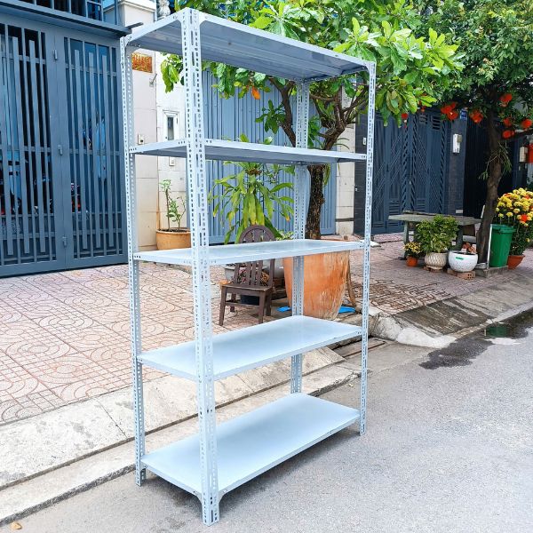 Kệ sắt V lỗ đa năng 5 tầng thanh lý giá tốt