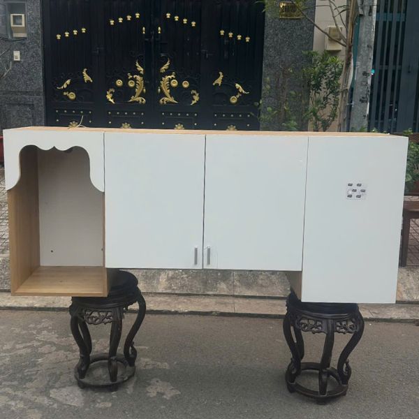 Tủ kệ gỗ công nghiệp đa năng thanh lý