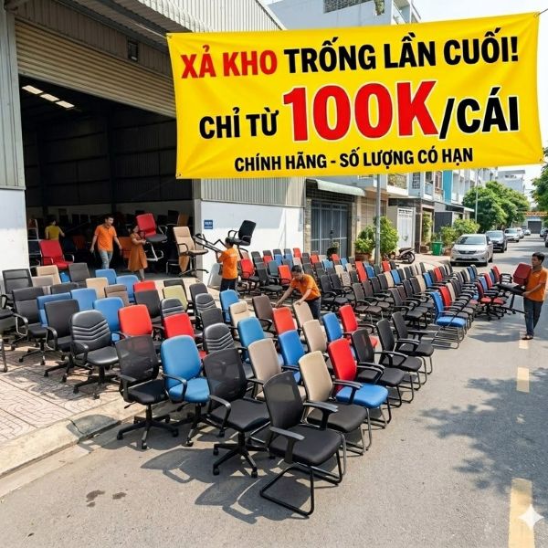 Ghế chân quỳ phòng họp thanh lý chỉ 100k