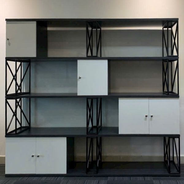 Tủ trang trí khung sắt cao cấp tồn kho