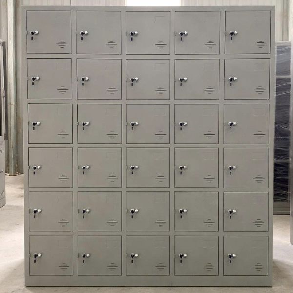 Tủ sắt locker 30 ngăn sắt sơn tĩnh điện dày dặn tồn kho